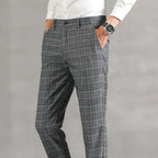 Pantalon À Carreaux Pour Homme Avec Coupe Slim | Idéal Pour Le Quotidien