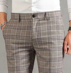 Pantalon À Carreaux Pour Homme Avec Coupe Slim | Idéal Pour Le Quotidien
