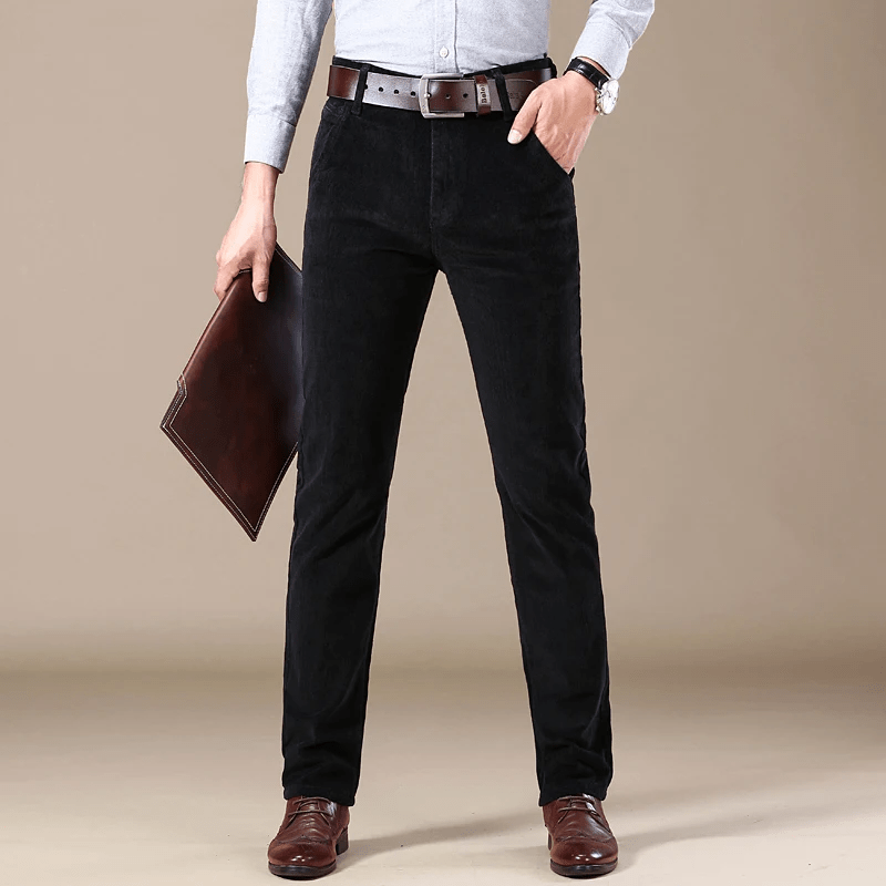Pantalon À Fines Côtes pour Homme | Idéal pour Le Quotidien Et Les Occasions Décontractées