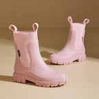 Bottines Chelsea à Enfiler avec Tige Montante pour Femmes | Idéal pour l’Automne et l’Hiver