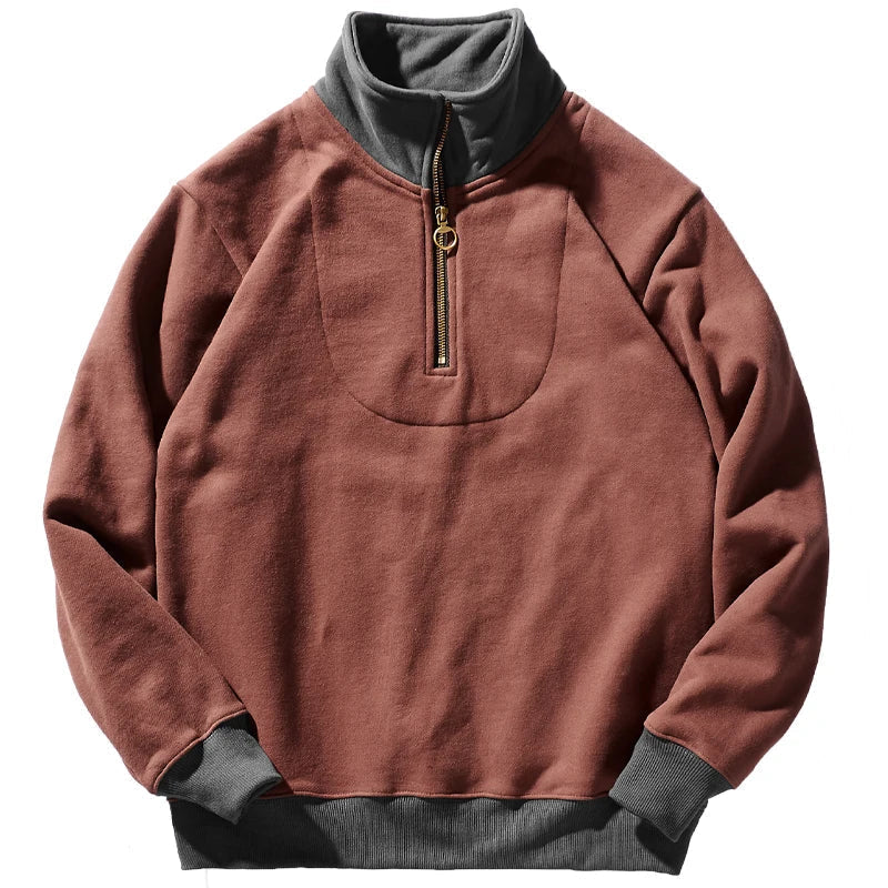Pull À Quart De Zip Pour Homme Avec Coupe Ample | Idéal Pour Une Utilisation Quotidienne