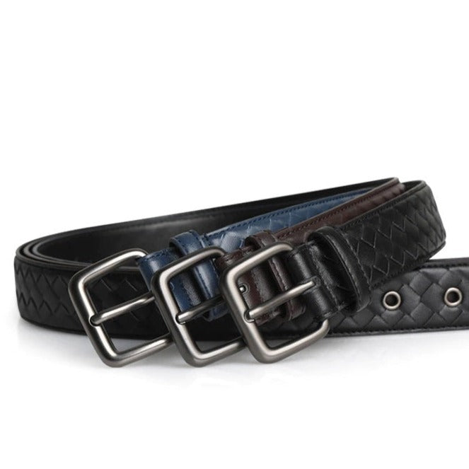 Ceinture Tressée Pour Hommes Avec Boucle | Usage Quotidien Et Formelle
