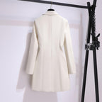 Manteau Ceinturé Avec Col À Revers Pour Femmes | Idéal Pour Le Travail Et Les Occasions En Soirée