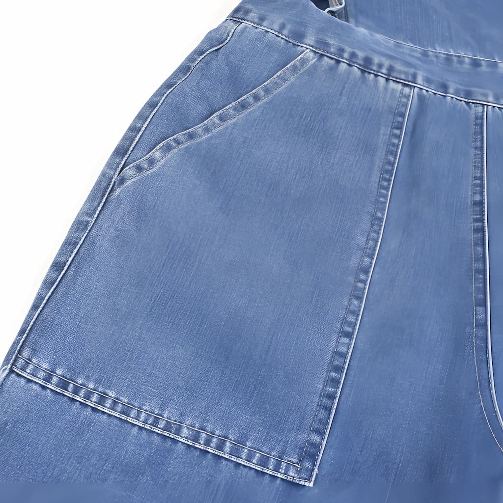 Combinaison À Jambes Larges Avec Détails Froncés Et Coupe Ajustée Pour Femme | Idéal Pour L’été