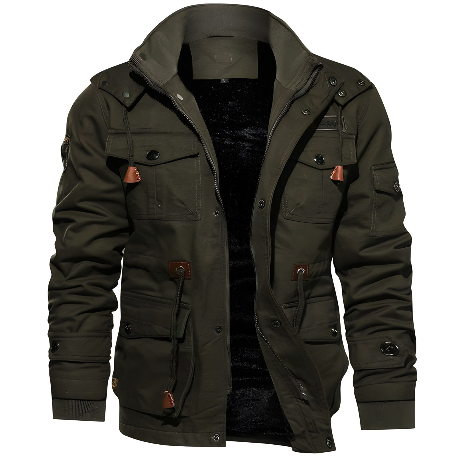 Veste Tactique Pour Homme Avec Poches Multiples | Idéal Pour La Mi-Saison Et Les Activités Extérieures