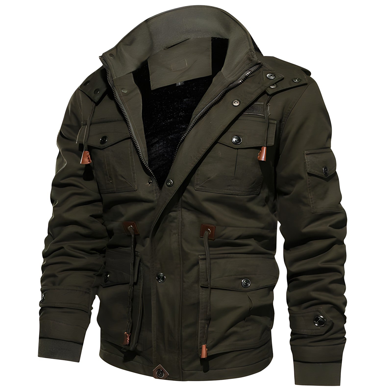 Veste Tactique Pour Homme Avec Poches Multiples | Idéal Pour La Mi-Saison Et Les Activités Extérieures