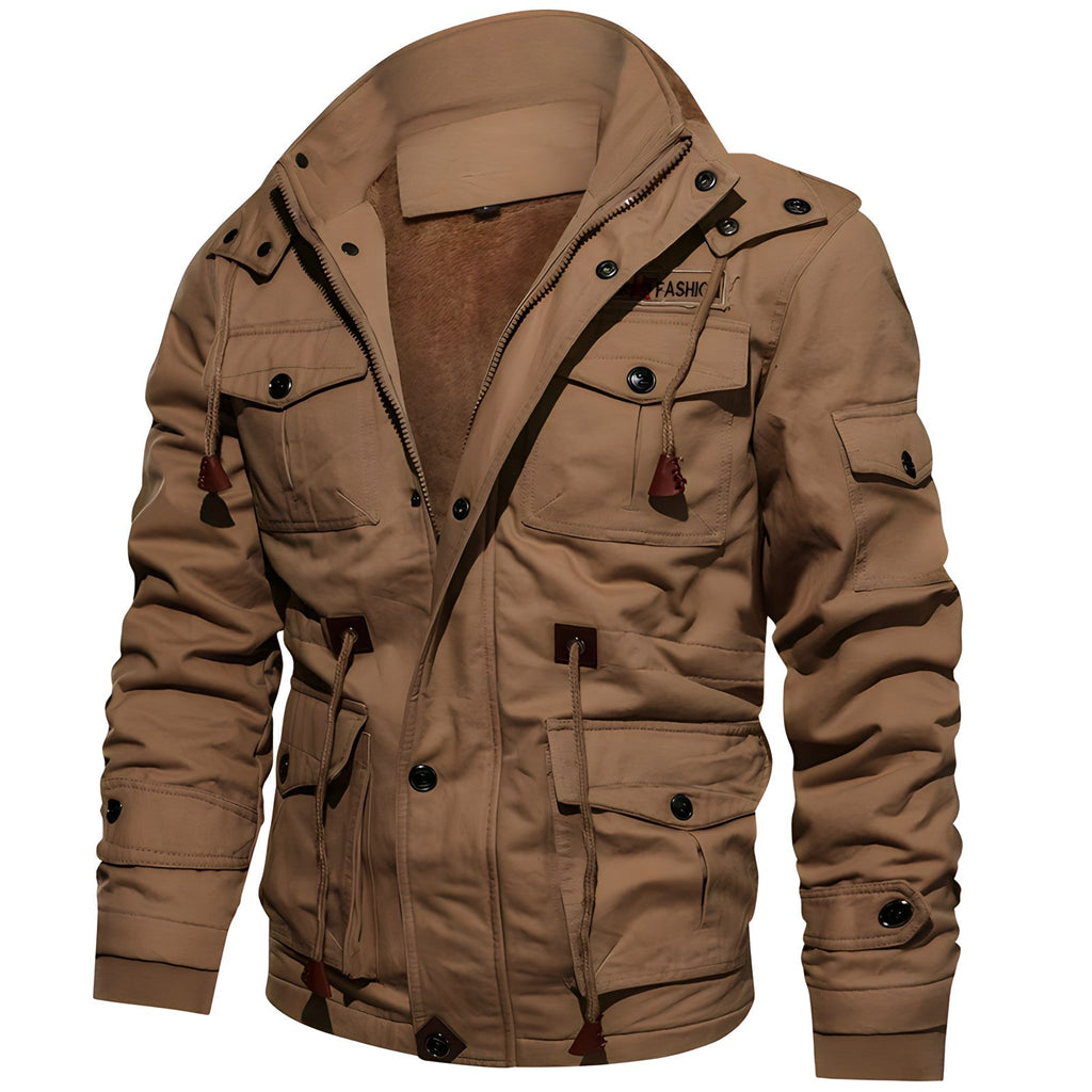 Veste Tactique Pour Homme Avec Poches Multiples | Idéal Pour La Mi-Saison Et Les Activités Extérieures