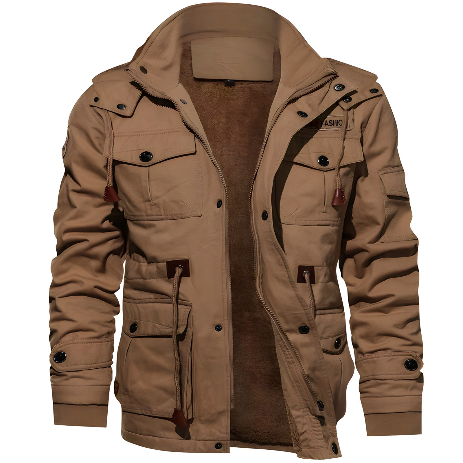 Veste Tactique Pour Homme Avec Poches Multiples | Idéal Pour La Mi-Saison Et Les Activités Extérieures