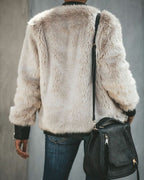 Manteau Long à Col Imitation Fourrure pour Femme | Idéal pour la Saison Hivernale