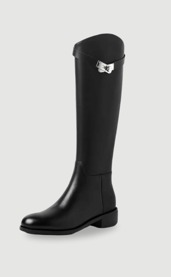 Bottes de Cavalier pour Femmes avec Fermeture Métallique | Idéal pour le Quotidien et les Loisirs