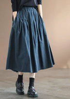 Jupe Midi Avec Motif À Carreaux Pour Femmes | Idéale Pour Été Et Usage Quotidien