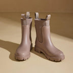 Bottines Chelsea à Enfiler avec Tige Montante pour Femmes | Idéal pour l’Automne et l’Hiver