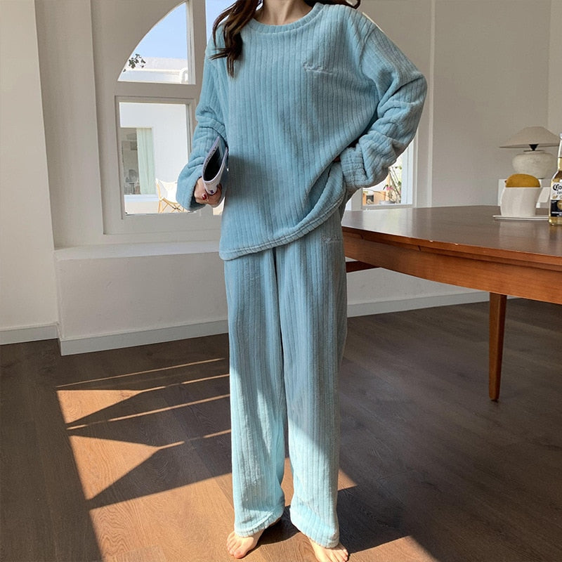 Ensemble Pyjama avec Haut Et Pantalon pour Femme | Idéal pour Les Soirées À La Maison