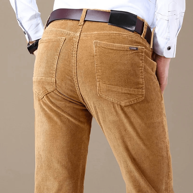 Pantalon À Fines Côtes pour Homme | Idéal pour Le Quotidien Et Les Occasions Décontractées