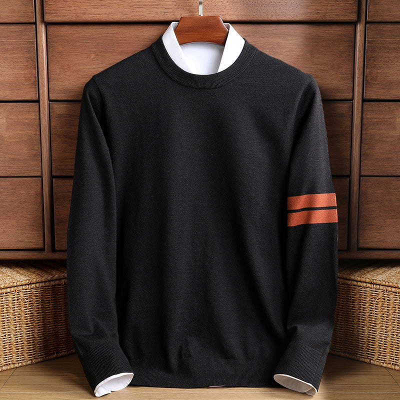 Pull À Col Roulé Avec Rayures Discrètes Pour Homme | Idéal Pour Les Saisons Automne-Hiver
