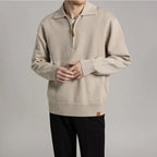 Pull avec Col et Demi-Zip pour Adulte | Idéal pour Usage Quotidien