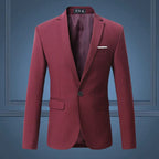 Blazer À Coupe Standard Avec Col Classique Pour Homme | Idéal Pour Usage Quotidien Et Occasions Formelles