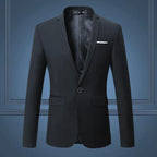 Blazer À Coupe Standard Avec Col Classique Pour Homme | Idéal Pour Usage Quotidien Et Occasions Formelles