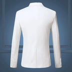 Blazer À Coupe Standard Avec Col Classique Pour Homme | Idéal Pour Usage Quotidien Et Occasions Formelles