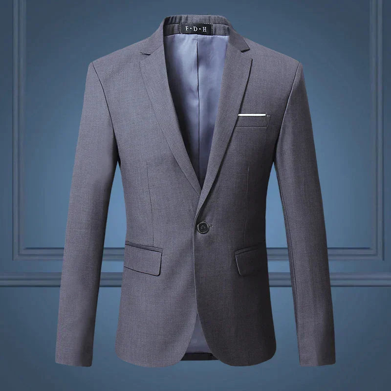 Blazer À Coupe Standard Avec Col Classique Pour Homme | Idéal Pour Usage Quotidien Et Occasions Formelles