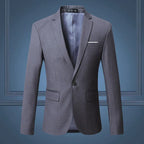 Blazer À Coupe Standard Avec Col Classique Pour Homme | Idéal Pour Usage Quotidien Et Occasions Formelles