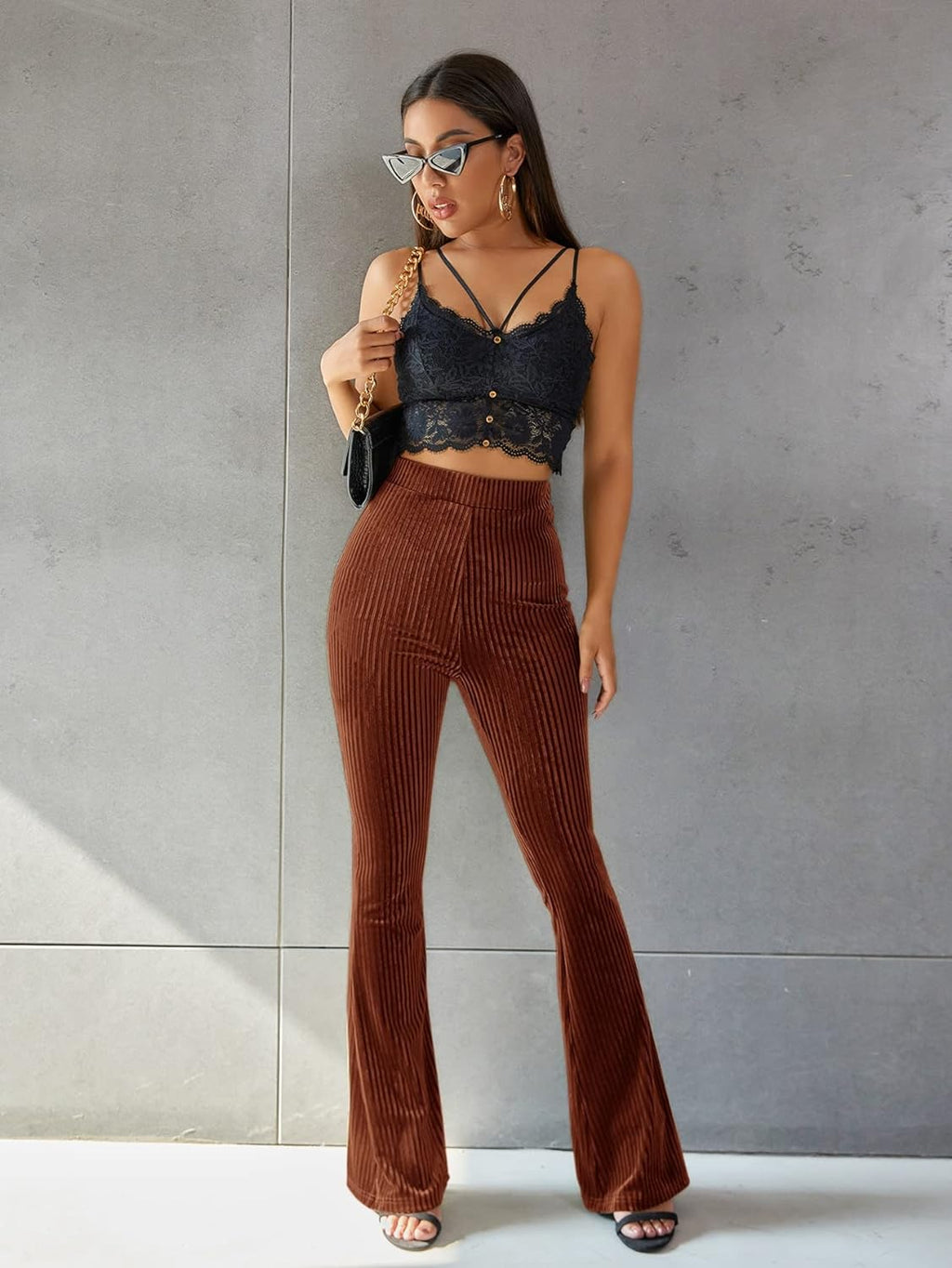 Pantalon Coupe Évasée Pour Femmes | Idéal Pour Usage Quotidien Et Sorties