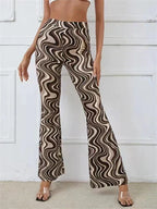 Pantalon à Coupe Droite et Taille Moyenne pour Femme | Idéal pour le Bureau et les Loisirs