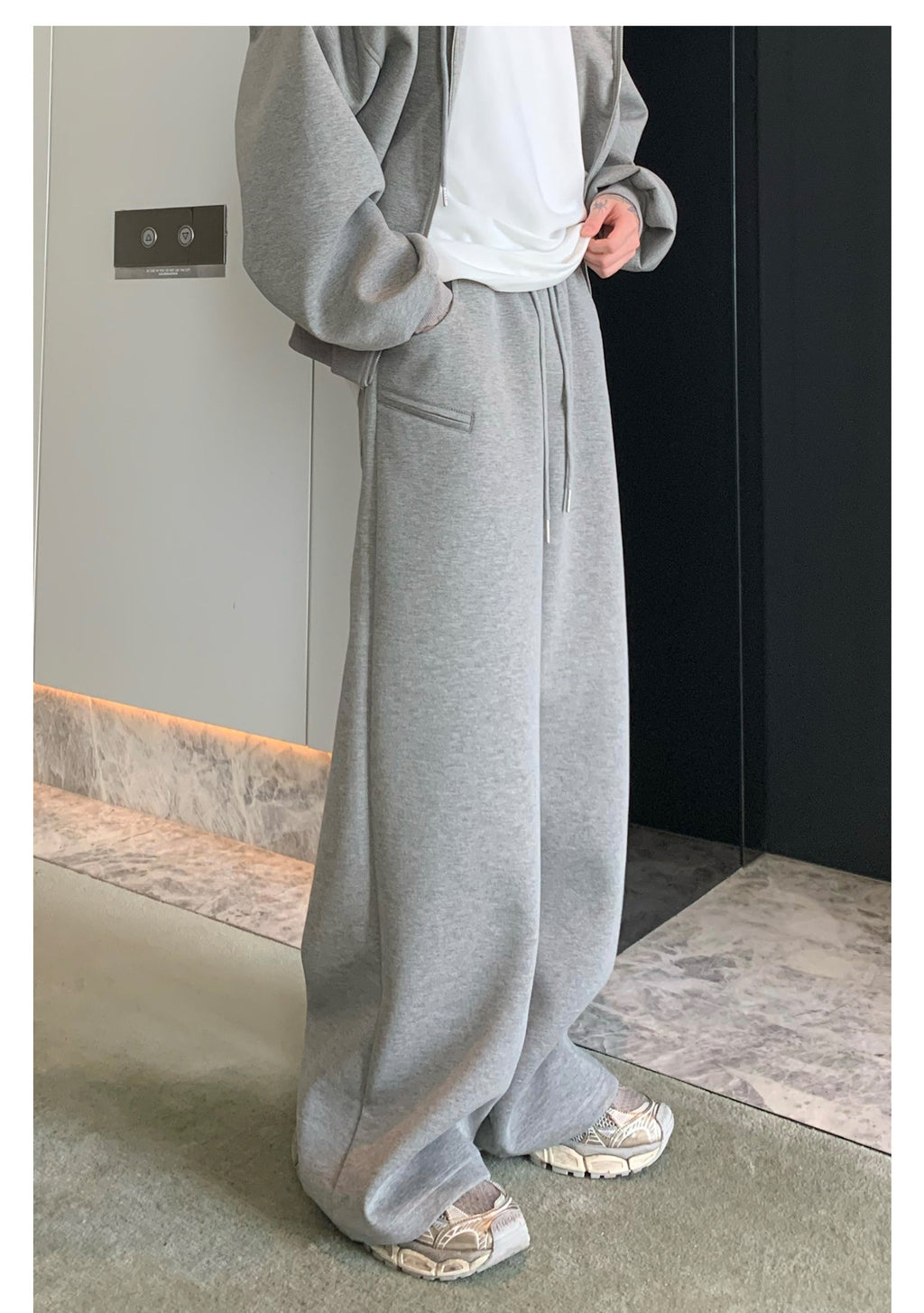 Ensemble Deux Pièces avec Haut Manches Longues et Pantalon pour Homme | Idéal pour un Usage Quotidien