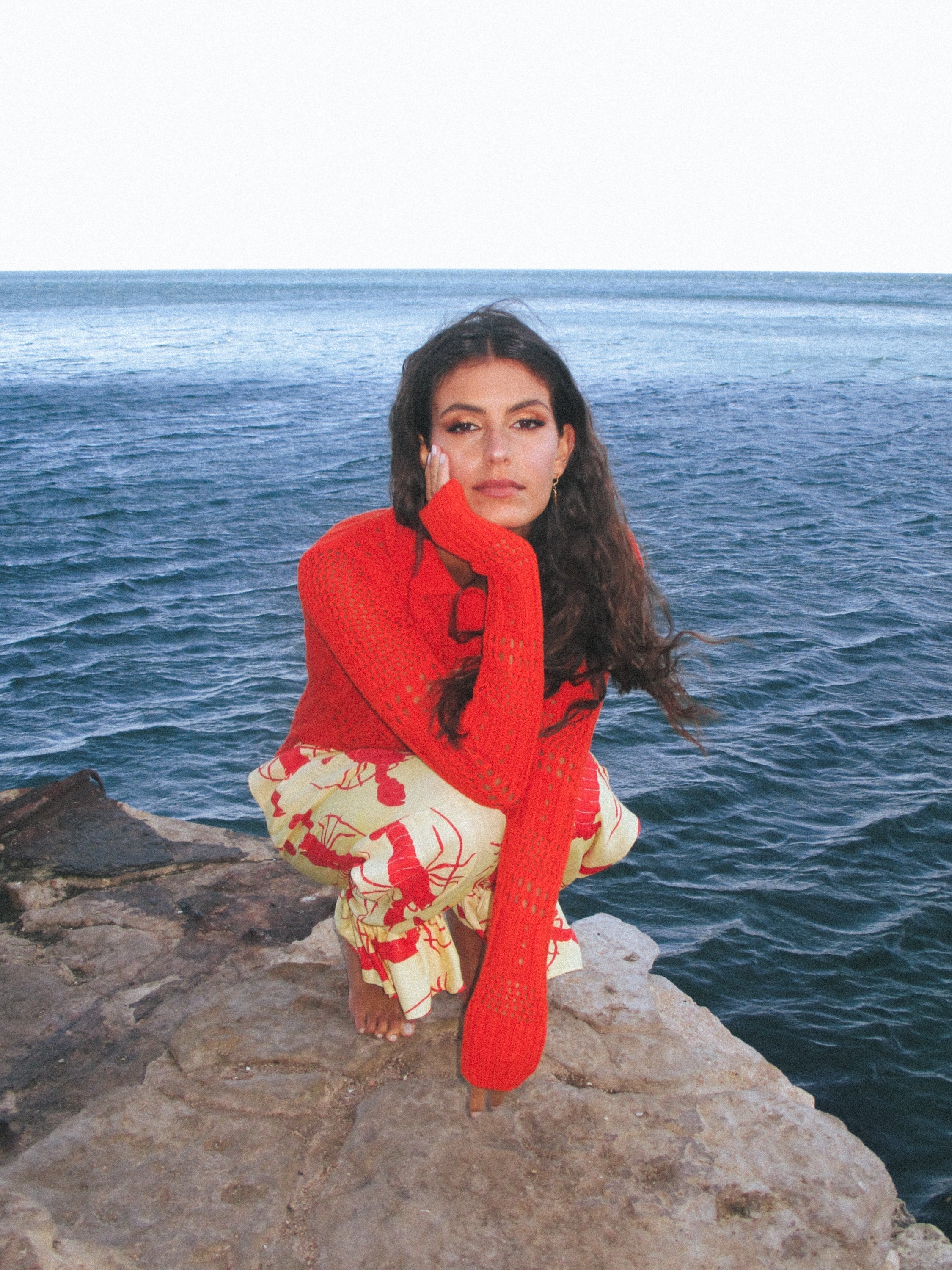 Pull En Maille Ajourée Avec Col Boutonné Pour Femme | Idéal Pour La Superposition