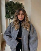Blouson Bomber Ample pour Femme | Idéal pour Le Printemps Et Les Journées Décontractées