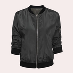 Veste Bomber Légère Avec Poches pour Femme | Idéale pour Les Journées d’Été Fraîches