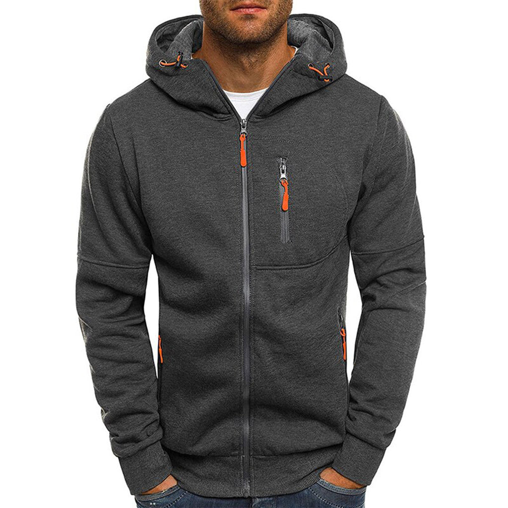 Pull Zippé Avec Capuche Pour Hommes | Idéal Pour Un Usage Quotidien