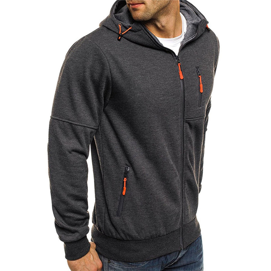 Pull Zippé Avec Capuche Pour Hommes | Idéal Pour Un Usage Quotidien