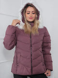 Veste Matelassée avec Capuche Amovible pour Femme | Idéale pour L’Hiver