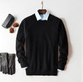 Pull Col Rond Uni À Manches Longues Pour Homme | Idéal Pour Un Usage Quotidien