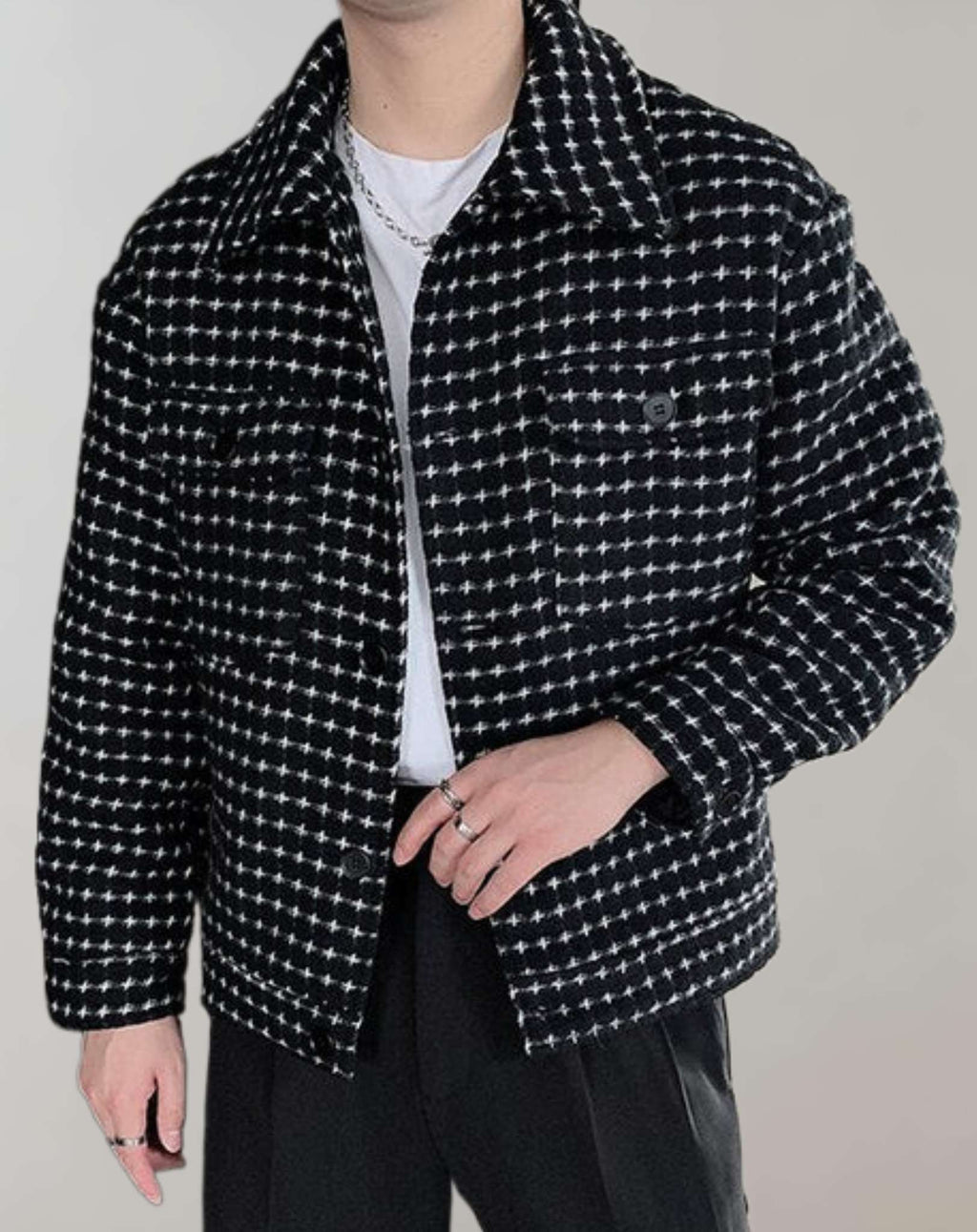 Veste Noire à Manches Longues avec Fermeture Zippée pour Hommes | Idéale pour un Usage Quotidien