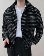 Veste Noire à Manches Longues avec Fermeture Zippée pour Hommes | Idéale pour un Usage Quotidien