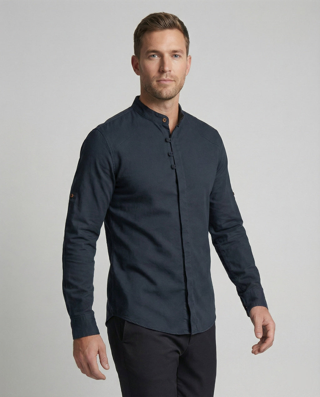 Chemise À Coupe Slim Avec Col Classique Pour Hommes | Idéale Pour Le Quotidien Et Les Occasions Formelles