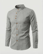 Chemise À Coupe Slim Avec Col Classique Pour Hommes | Idéale Pour Le Quotidien Et Les Occasions Formelles