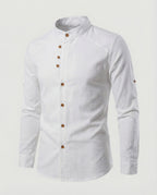 Chemise À Coupe Slim Avec Col Classique Pour Hommes | Idéale Pour Le Quotidien Et Les Occasions Formelles
