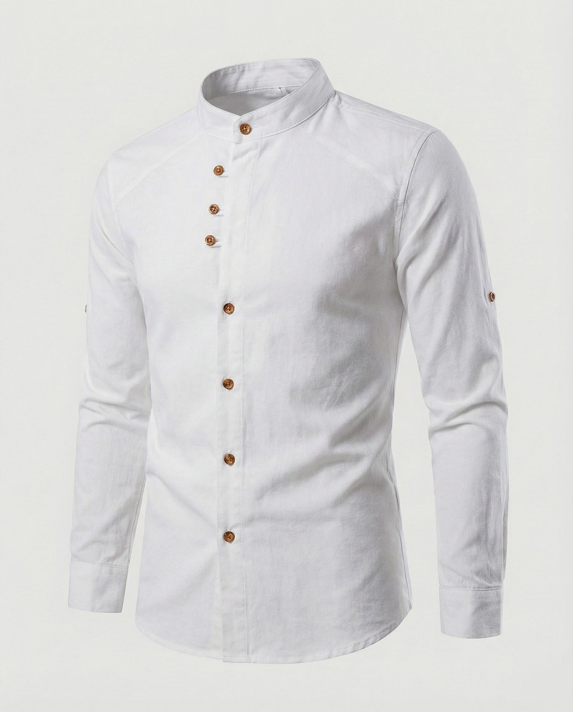 Chemise À Coupe Slim Avec Col Classique Pour Hommes | Idéale Pour Le Quotidien Et Les Occasions Formelles