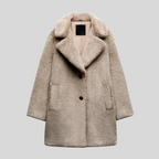 Manteau Long à Col Revers pour Femme | Idéal pour Automne et Hiver
