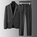 Ensemble Costume Décontracté pour Homme avec Pantalon Et Veste | Idéal pour Le Printemps Et L’Été