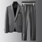Ensemble Costume Décontracté pour Homme avec Pantalon Et Veste | Idéal pour Le Printemps Et L’Été