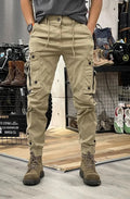 Pantalon Cargo Avec Taille Élastique Et Poches Multiples Pour Hommes | Idéal Pour Les Activités Quotidiennes