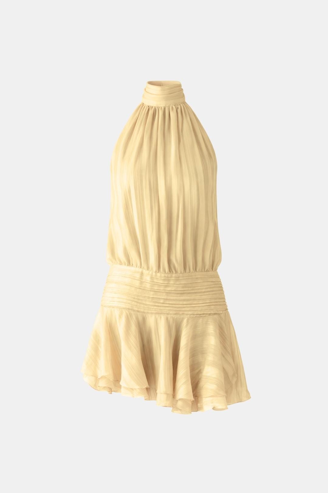 Robe Mini Avec Col Halter Et Dos Ouvert Pour Femme | Idéal Pour Soirées Et Événements