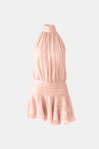 Robe Mini Avec Col Halter Et Dos Ouvert Pour Femme | Idéal Pour Soirées Et Événements