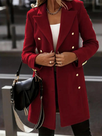 Manteau Long à Coupe Cintrée avec Doublure Intérieure pour Femme | Idéal pour l’Hiver