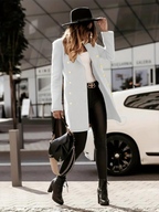 Manteau Long à Coupe Cintrée avec Doublure Intérieure pour Femme | Idéal pour l’Hiver