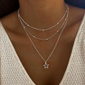 Parure Collier et Boucles d’Oreilles avec Détails Célestes pour Femme | Idéale pour les Occasions Spéciales